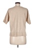 Marled Tan Short Sleeve Turtleneck Size M - photo 2