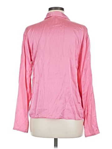Nordstrom Long Sleeve Silk Top (view 2)