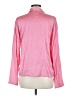 Nordstrom 100% Silk Pink Long Sleeve Silk Top Size M - photo 2