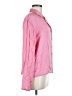 Nordstrom 100% Silk Pink Long Sleeve Silk Top Size M - photo 4