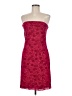 Express 100% Nylon Hearts Red Cocktail Dress Size 7/8 - photo 1