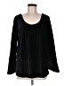 Signature collection Black Long Sleeve Blouse Size M - photo 1