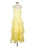 Lulus 100% Polyester Yellow Cocktail Dress Size S - photo 1