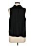 J.Crew 100% Polyester Black Sleeveless Blouse Size M - photo 1