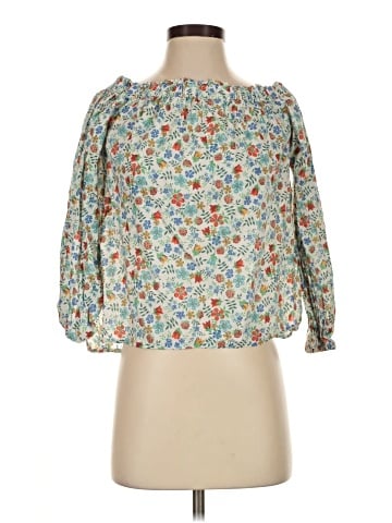 Liberty Art Fabrics for J.Crew 3/4 Sleeve T-Shirt (view 1)
