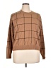 T Tahari Plaid Brown Pullover Sweater Size XL - photo 1