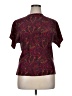 Assorted Brands Paisley Burgundy Short Sleeve Blouse Size 1X - photo 1