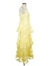 Lulus 100% Polyester Yellow Cocktail Dress Size S - photo 4