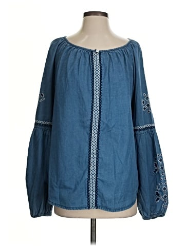 Karen Kane Long Sleeve Blouse (view 1)
