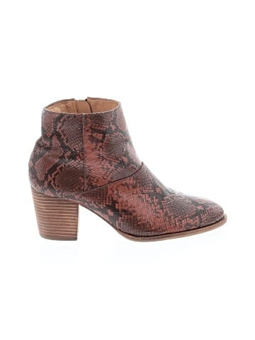 Madewell The Rosie Ankle Boot in Snake Embossed Leather (view 1)