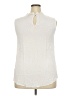 Torrid 100% Rayon Ivory Sleeveless Blouse Size 2X Plus (2) - photo 2