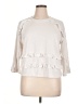 Armani Exchange Ivory 3/4 Sleeve Top Size XL - photo 1