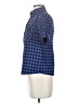 BDG 100% Cotton Checkered-gingham Blue Short Sleeve Blouse Size S - photo 5