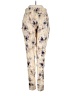 Boys + Arrows 100% Viscose Floral Ivory Casual Pants Size S - photo 2