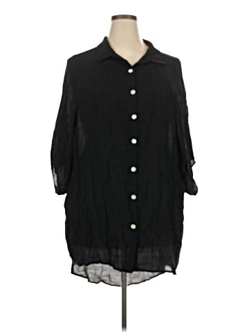 Avenue 3/4 Sleeve Button-Down Shirt (view 1)