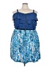 Elle 100% Polyester Blue Cocktail Dress Size 3X - photo 1