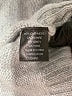 Skull Cashmere Print Gray Pullover Sweater Size S - photo 8