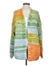 Lulus 100% Acrylic Color Block Green Cardigan Size S - photo 1
