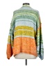 Lulus 100% Acrylic Color Block Green Cardigan Size S - photo 2