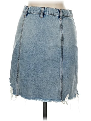 We the Free Denim Skirt (view 2)