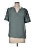 Daniel Rainn 100% Polyester Green Short Sleeve Blouse Size M - photo 1