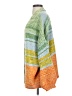 Lulus 100% Acrylic Color Block Green Cardigan Size S - photo 5