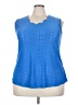 Unbranded Blue Sleeveless T-Shirt Size 3XL - photo 1