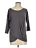 St. Tropez West Gray 3/4 Sleeve Top Size S - photo 1