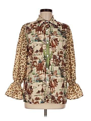 Unbranded 3/4 Sleeve Blouse (view 1)