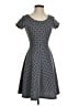 Le Lis Houndstooth Black Casual Dress Size XS - photo 1