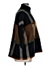 Joseph A. Plaid Brown Poncho Size XL - photo 4