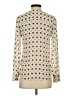 A.L.C. Polka Dots Ivory Long Sleeve Blouse Size 2 - photo 2