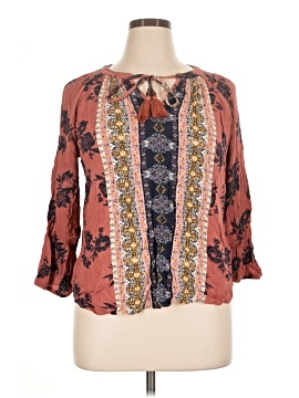 MASON & BELLE 3/4 Sleeve Blouse (view 1)