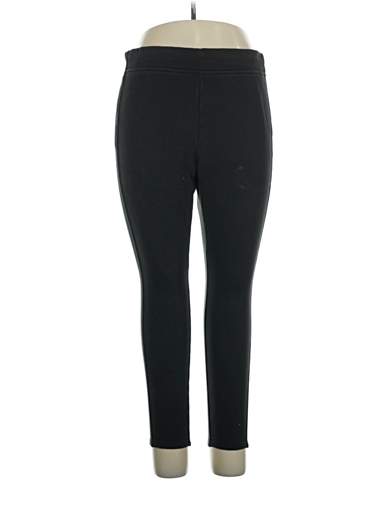 Pre-owned Lands' End Active Pants In Black