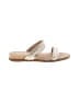 JLo by Jennifer Lopez Silver Tan Sandals Size 8 - photo 1