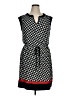 En Focus Studio Houndstooth Black Casual Dress Size 14 - photo 1