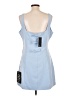 Lulus Solid Blue Casual Dress Size L - photo 2