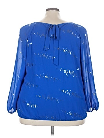 NY Collection 3/4 Sleeve Blouse (view 2)