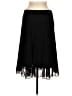 ECI Solid Black Formal Skirt Size 6 - photo 2