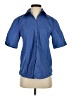 Assorted Brands Blue Short Sleeve Blouse Size S - photo 1
