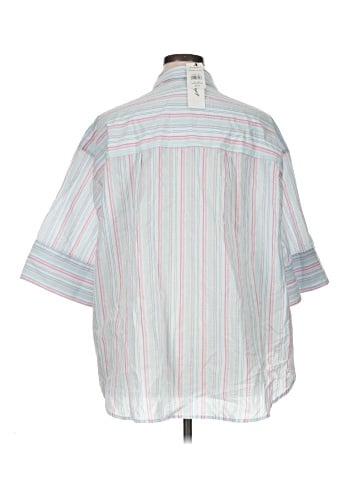 Foxcroft 3/4 Sleeve Button-Down Shirt (view 2)