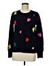 J.Crew 100% Cashmere Stars Black Cashmere Pullover Sweater Size M - photo 1