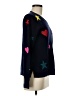 J.Crew 100% Cashmere Stars Black Cashmere Pullover Sweater Size M - photo 4