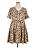 Unbranded Animal Print Tan Casual Dress Size M - photo 1