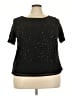 Roaman's Black Short Sleeve Top Size 22W - photo 1