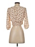 Sienna Sky 100% Polyester Tan 3/4 Sleeve Blouse Size XS - photo 2