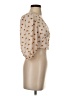 Sienna Sky 100% Polyester Tan 3/4 Sleeve Blouse Size XS - photo 4