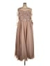 Xscape Tan Cocktail Dress Size 18 - photo 1
