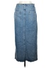 Happily Grey Blue Denim Skirt Size 7 - photo 2