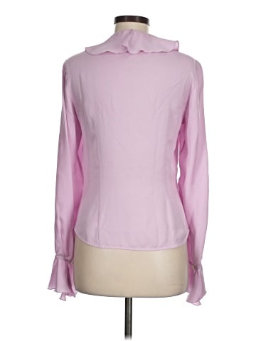 Escada Long Sleeve Silk Top (view 2)